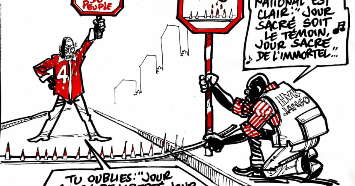 Caricature ACTUALITE.CD réalisée par Kash