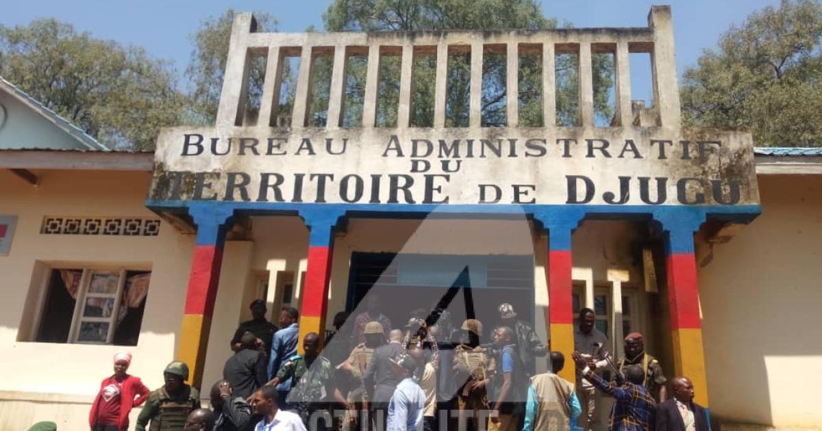 Batiment adminitratif du territoire de Djugu. Photo/ACTUALITE.CD