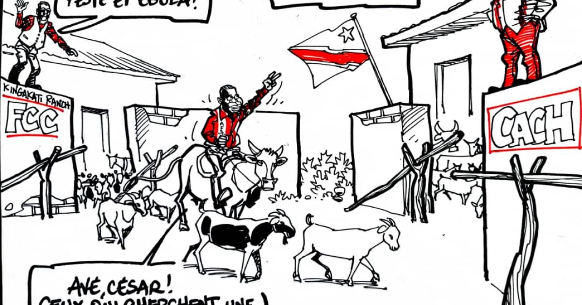 Caricature ACTUALITE.CD réalisée par Kash