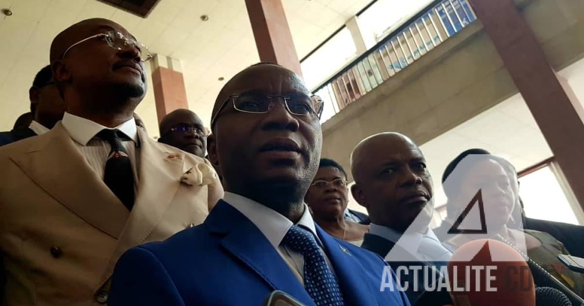 Néhémie Mwilanya, coordonnateur du FCC, photo ACTUALITE.CD