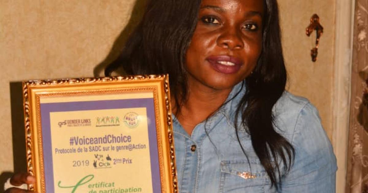 Christelle Mpongo, éditrice Femme d'Afrique. Photo droits tiers