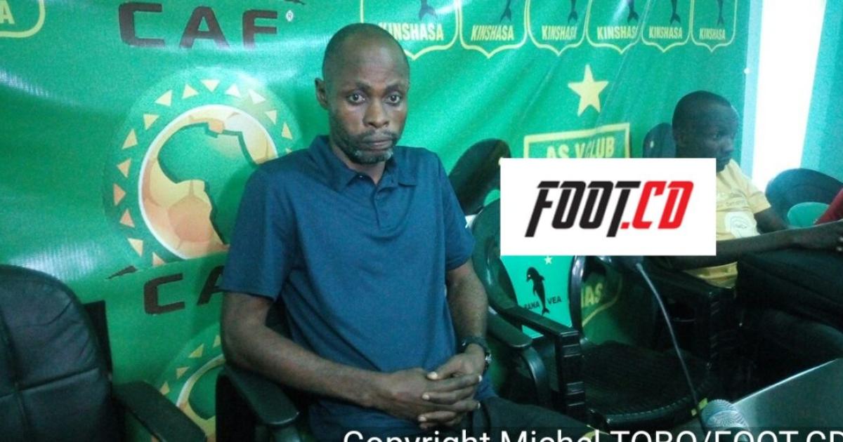 Coach Guy Lusadisu de l'As Maniema Union, photo droits tiers
