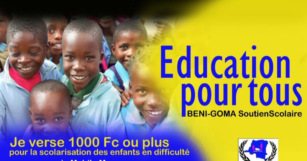 campagne pour les enfants de Beni et Goma
