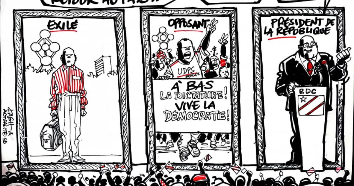 Caricature ACTUALITE.CD réalisée par Kash