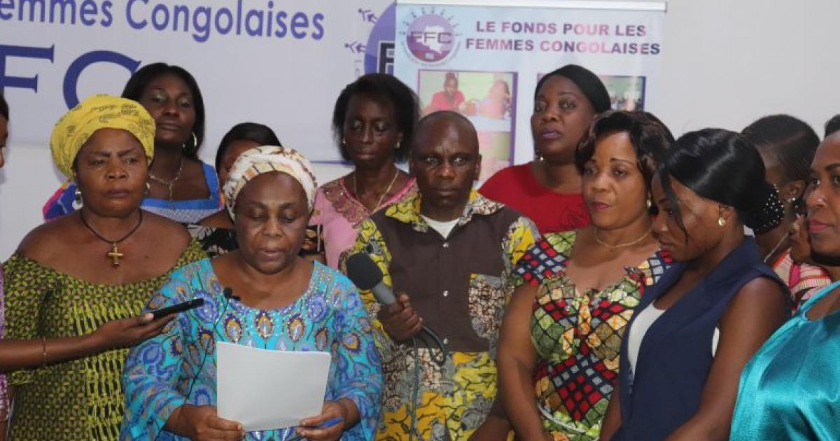 RDC : dépôt d’une pétition de soutien à Jeanine Mabunda . Photo.Compte Twitter Ucofem