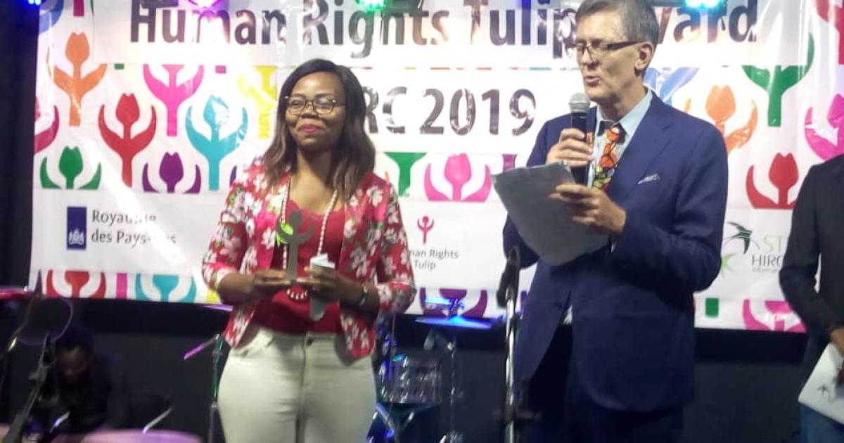 « Human Rights Tulip Award »: Richie Masengo remporte le titre cette année