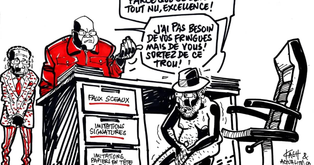 Les caricatures de ACTUALITE.CD sont réalisées par Kash 