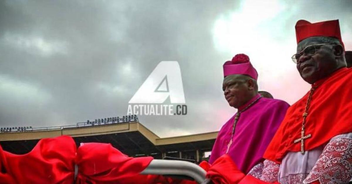 Cardinal Fridolin Ambongo et Monseigneur Laurent Monsengwo