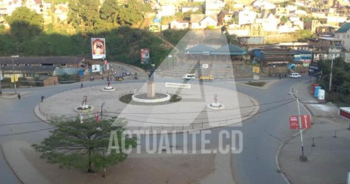Place de l'indépendance à Bukavu. Ph. Justin Mwamba ACTUALITE.CD