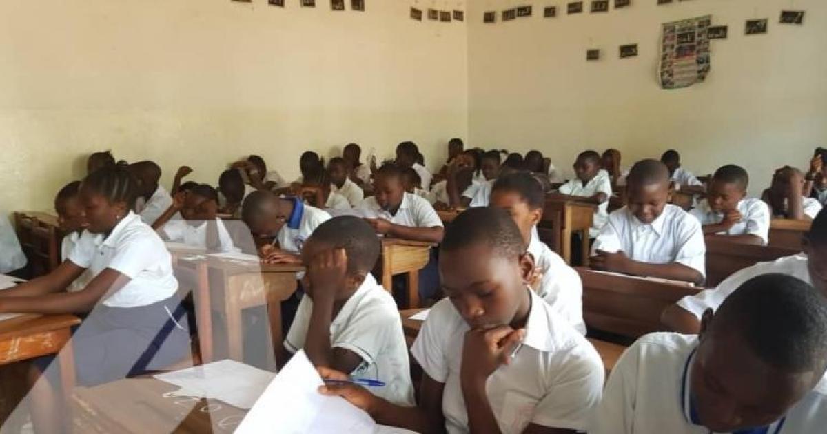 Élèves d'une école catholique à Kinshasa/Ph. ACTUALITE.CD