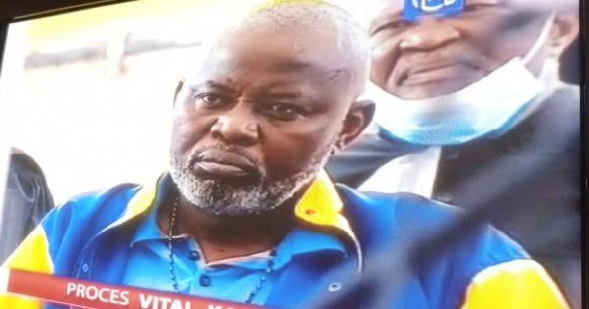 Vital Kamerhe pendant le procès dit « 100 jours »