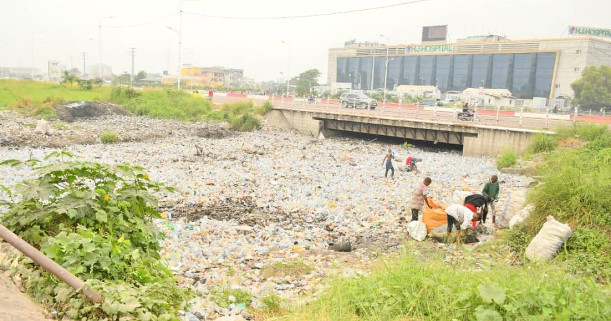 Rivière Kalamu à Limete/Kinshasa