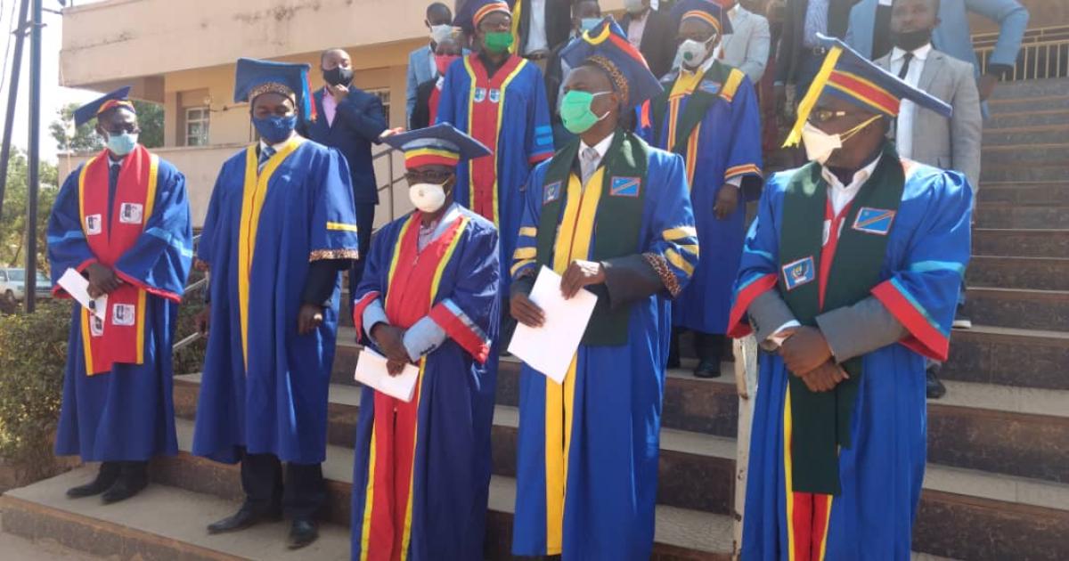 Représentants des professeurs de l'UNILU membres de l'ACASUL/Ph. ACTUALITE.CD
