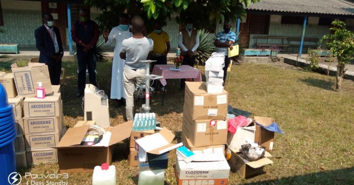 Matériels remis par Caritas Congo ASBL