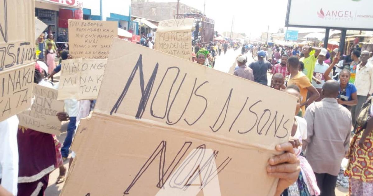 Les militants de l'UDPS à Tshikapa/Ph. ACTUALITE.CD