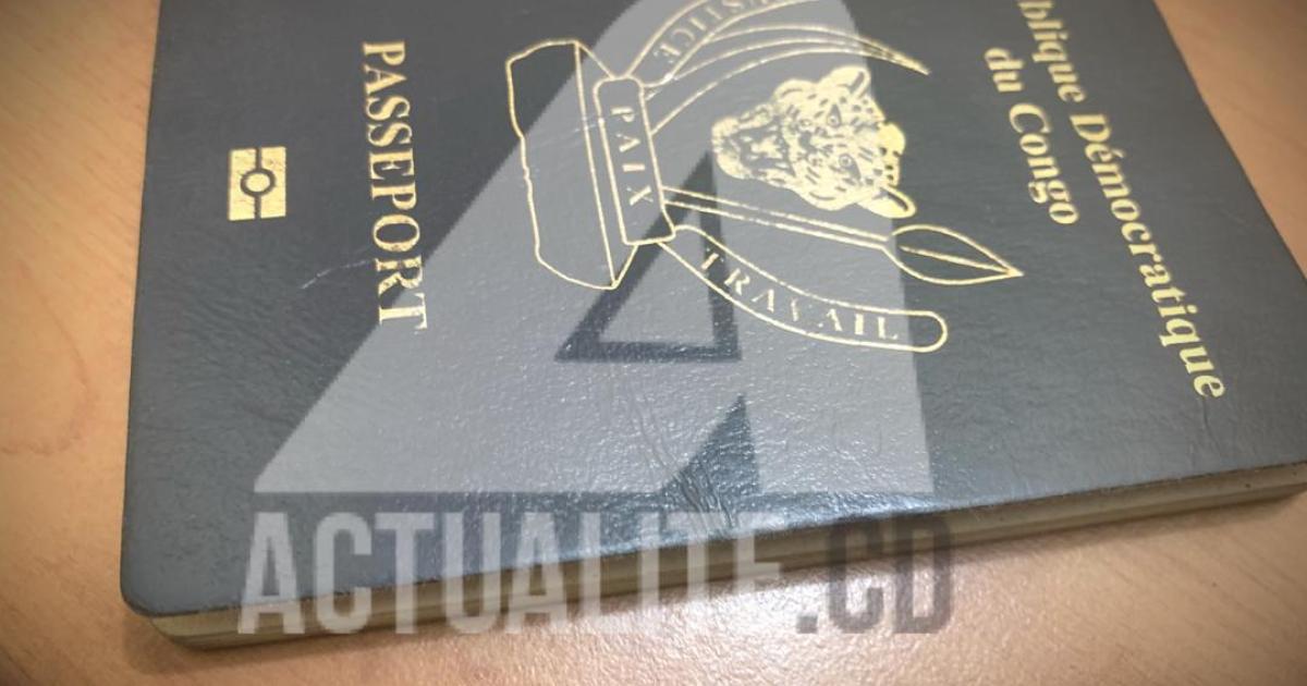 Passeport congolais en vigueur/Ph ACTUALITE.CD