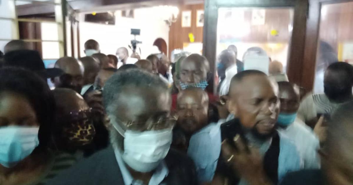 Célestin Tunda au siège du PPRD