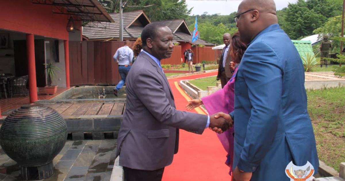 Sylvestre Ilunga et Félix Tshisekedi