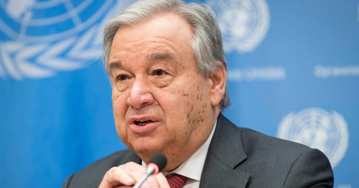 Antonio Guterres/Secrétaire général de l'ONU