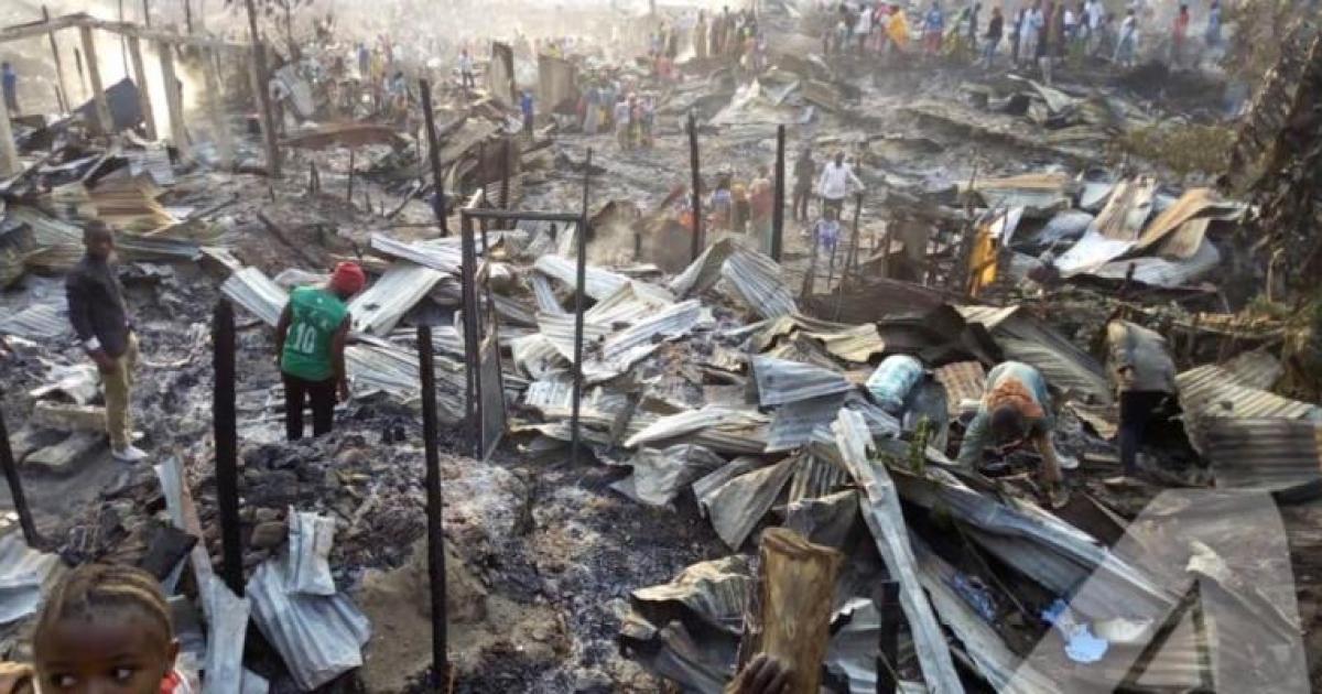 Bukavu incendie 