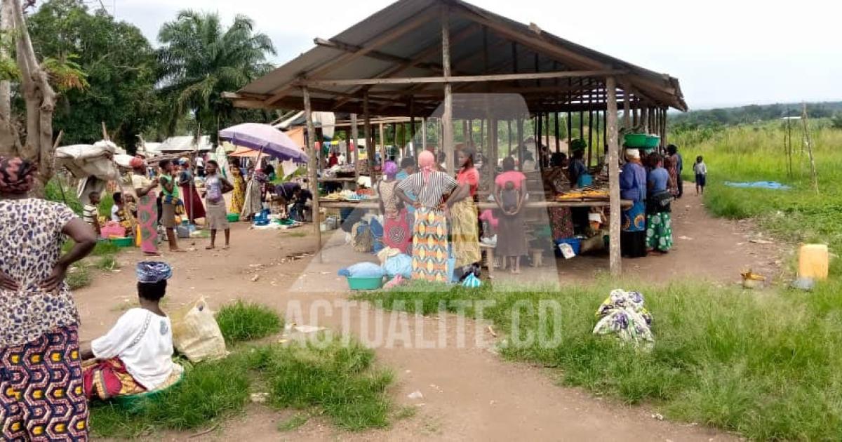 Un marché dans un village du territoire de Mambasa/Ph. ACTUALITE.CD