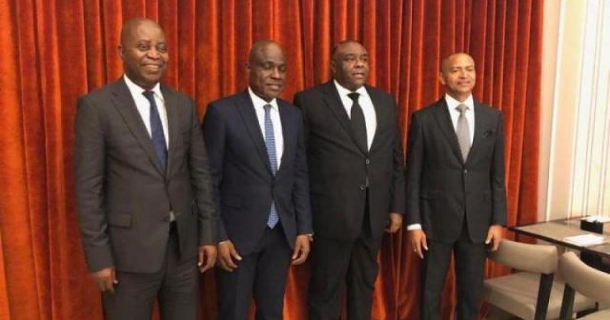 Les quatre leaders de Lamuka. Ph. Droits tiers