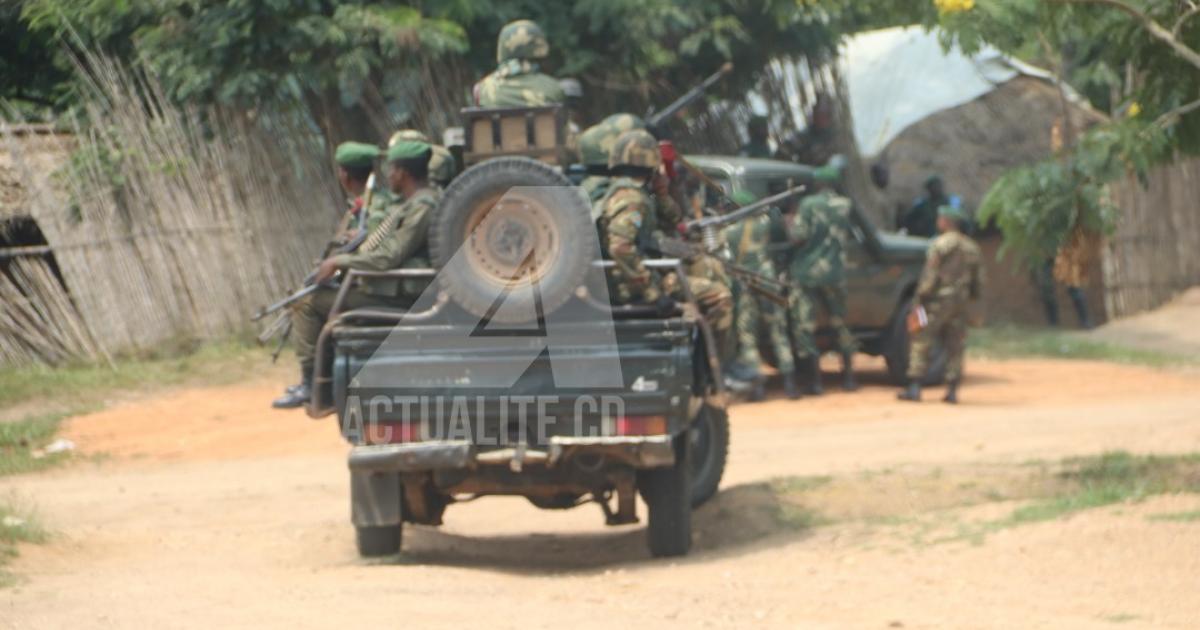 Une patrouille FARDC au Nord-Kivu. PH. ACTUALITE.CD