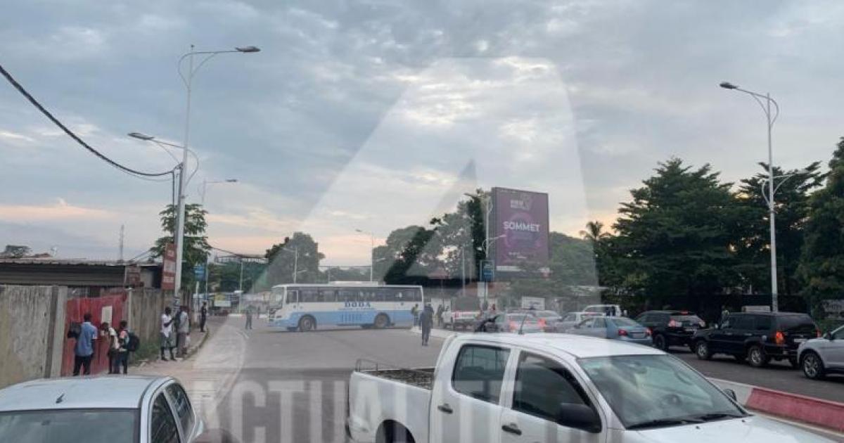 Le trafic à Kinshasa. Ph. ACTUALITE.CD