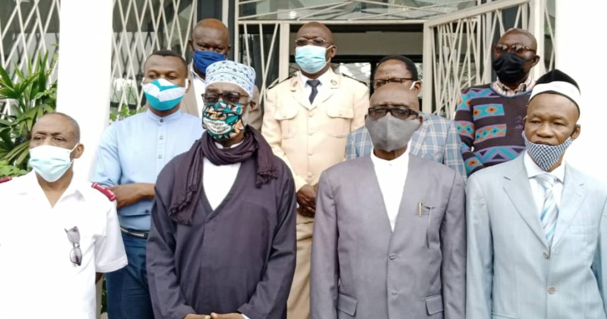 Chefs de cinq confessions religieuses : Communauté islamique, l'Église de Réveil du Congo, l'Eglise Orthodoxe, l’Armée du Salut et l’Union des Eglises Indépendantes du Congo.