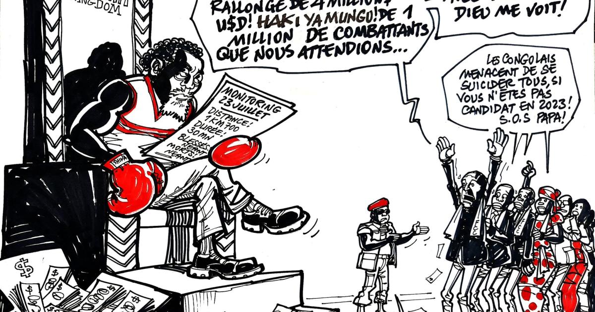 Les caricatures de ACTUALITE.CD sont réalisées par Kash 