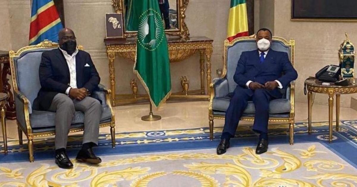 Félix Tshisekedi et Denis Sassou à Brazzaville/Ph Présidence