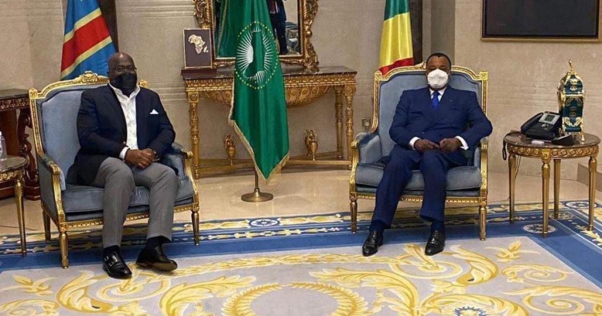 Félix Tshisekedi et Dénis Sassou Nguesso/Ph. Droits tiers