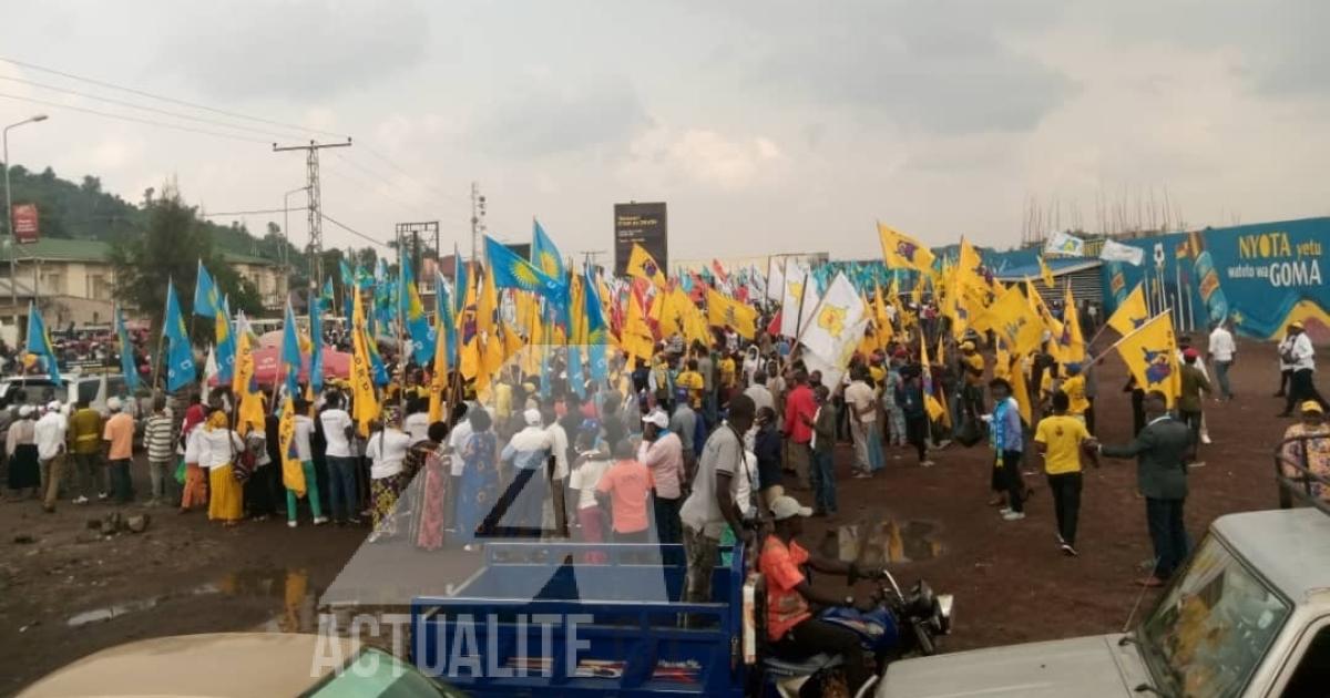 Marche du FCC à Goma. Photo ACTUALITE.CD.