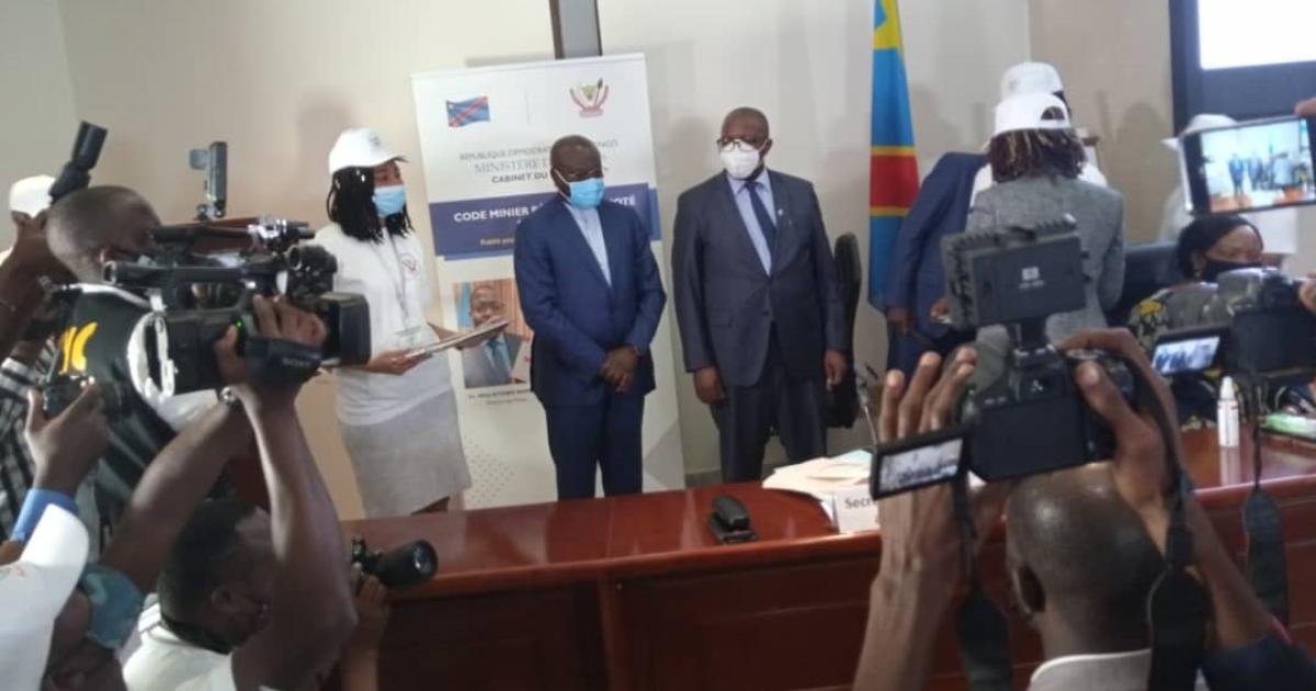 Cérémonie de Présentation par le cadastre minier du ««Code minier révisé et annoté de la RDC»