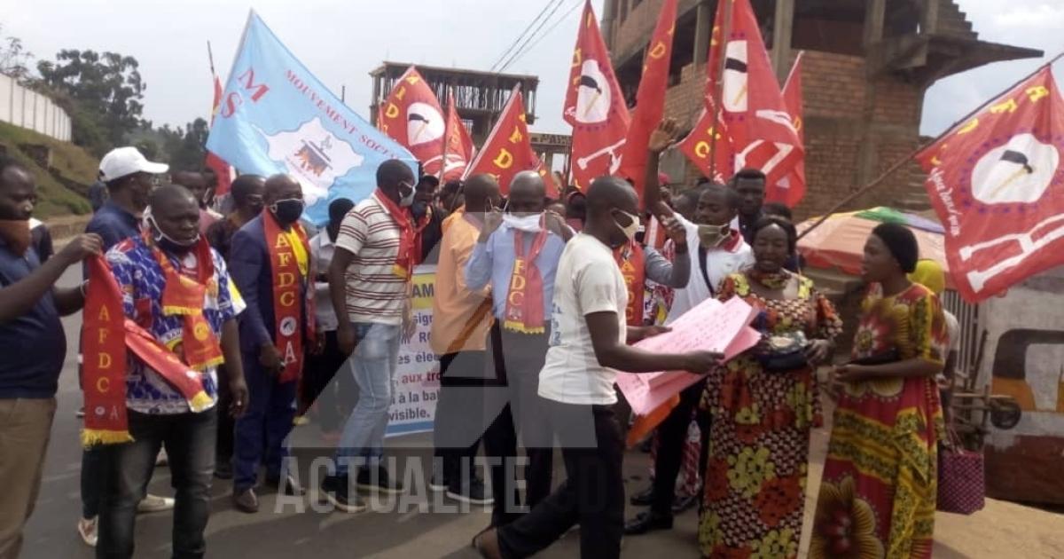 Marche anti-Malonda à Bukavu/ph. ACTUALITE.CD