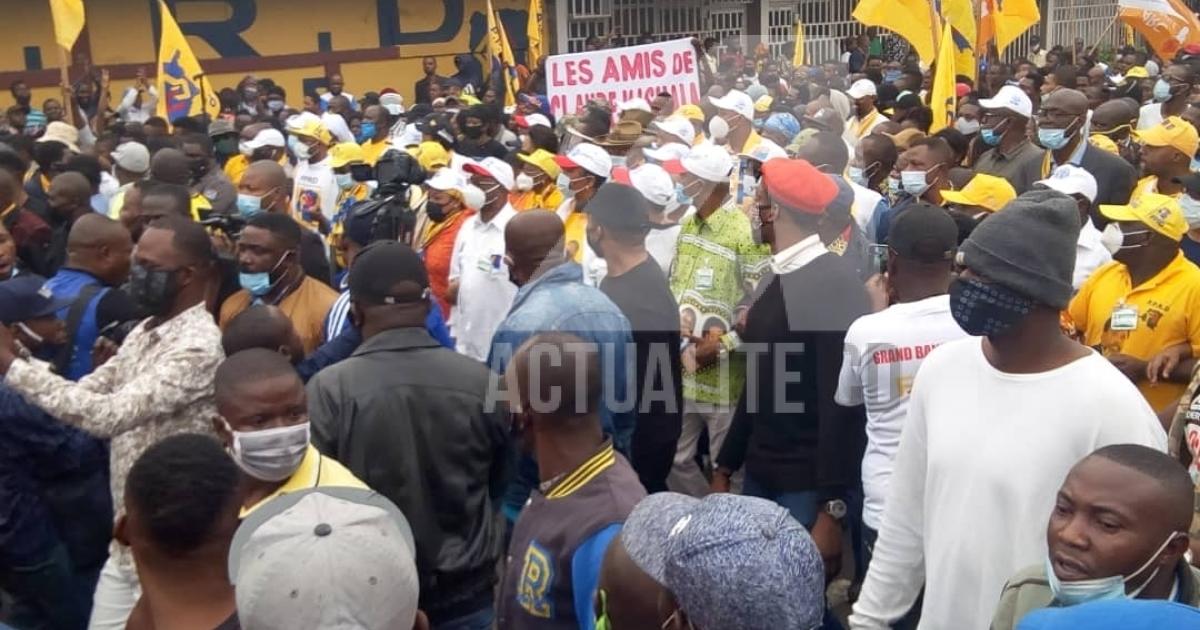 Marche du FCC ce jeudi 23 juillet à Kinshasa/Ph. ACTUALITE.CD