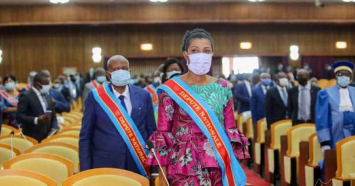 Jeanine Mabunda, présidente de l'Assemblée nationale (Photo Droits Tiers)
