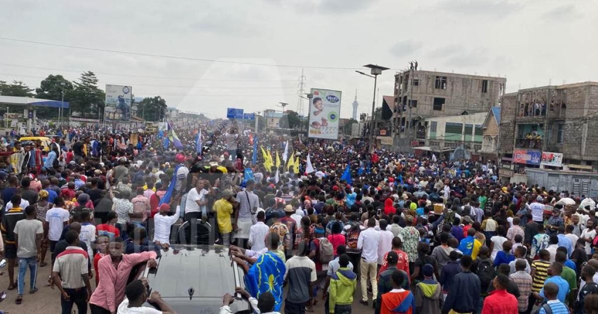 La marche de Lamuka à kinshasa/PH. ACTUALITE.CD