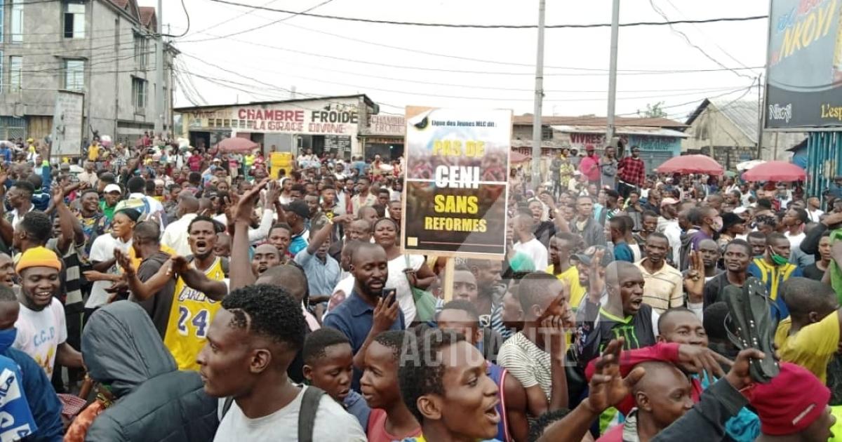 La marche de Lamuka du 13 juillet 2020