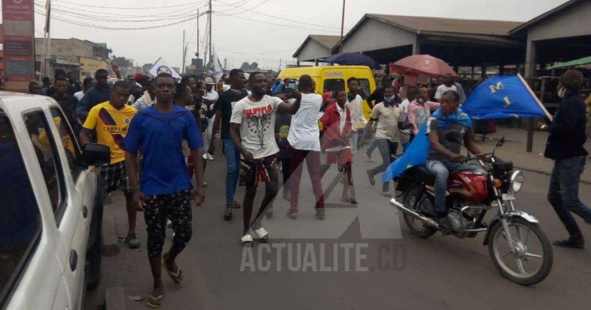 La marche de Lamuka anti-Malonda à Kinshasa