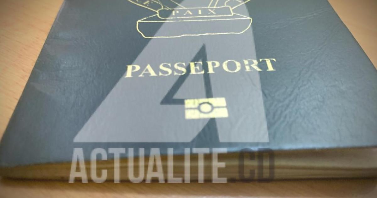 Passeport congolais en vigueur/Ph ACTUALITE.CD