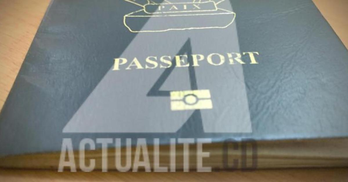 Passeport congolais en vigueur/Ph ACTUALITE.CD