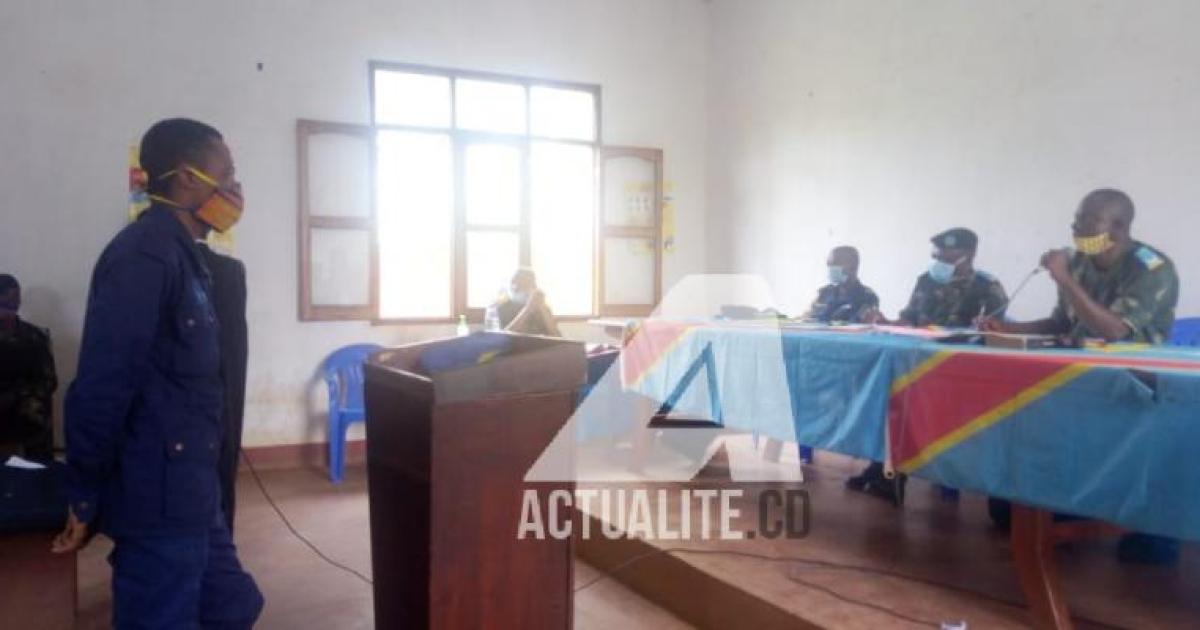 Présumé meurtrier du jeune militant de la Lucha devant le tribunal tribunal militaire garnison de Beni-Butembo