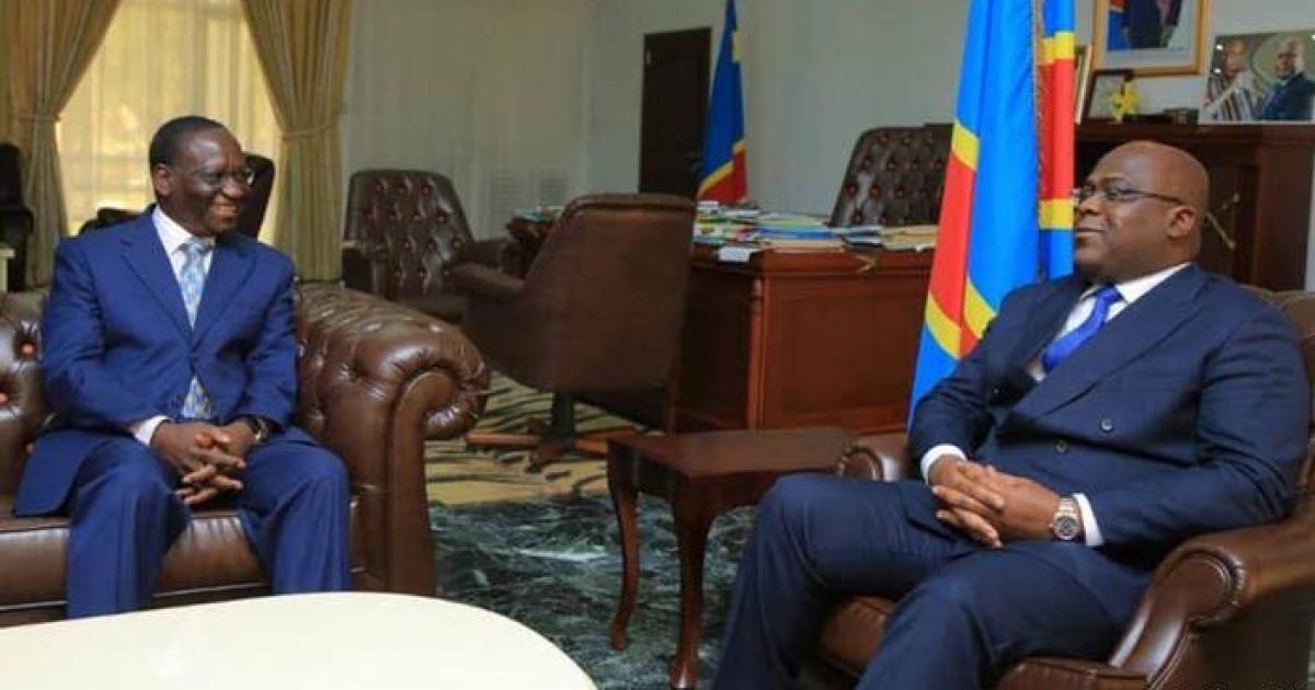 Félix Tshisekedi et Sylvestre Ilunga Ilunkamba. Photo droits tiers