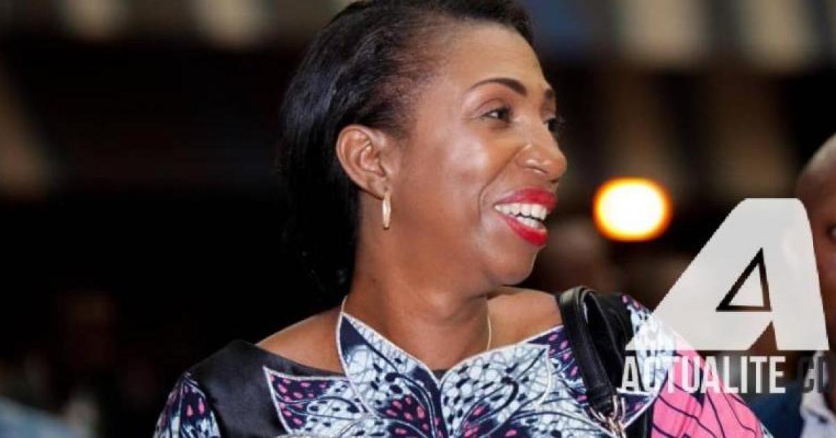 Jeanine Mabunda. Ph. ACTUALITE.CD.