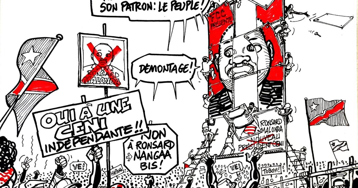 Les caricatures de ACTUALITE.CD sont réalisées par Kash.