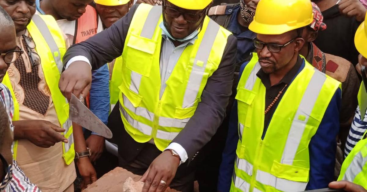 Début des travaux de la construction du nouveau bâtiment du secteur de Bapende au Kasaï/Ph. droits tiers 