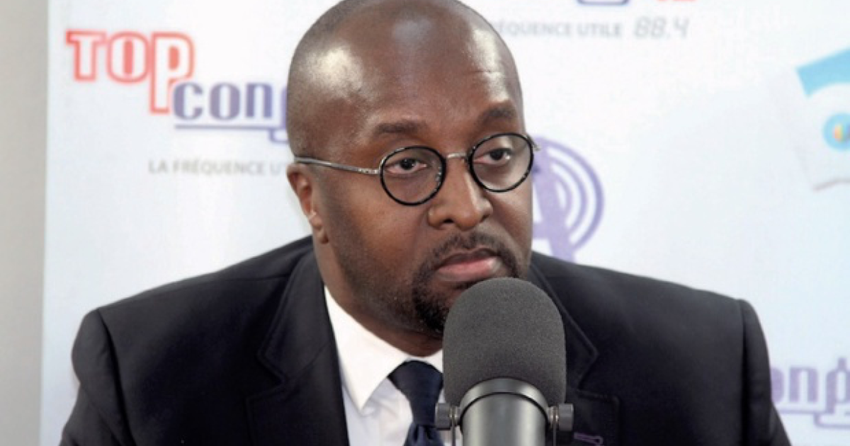 Christian Lusakueno, initiateur de Radio Top Congo.