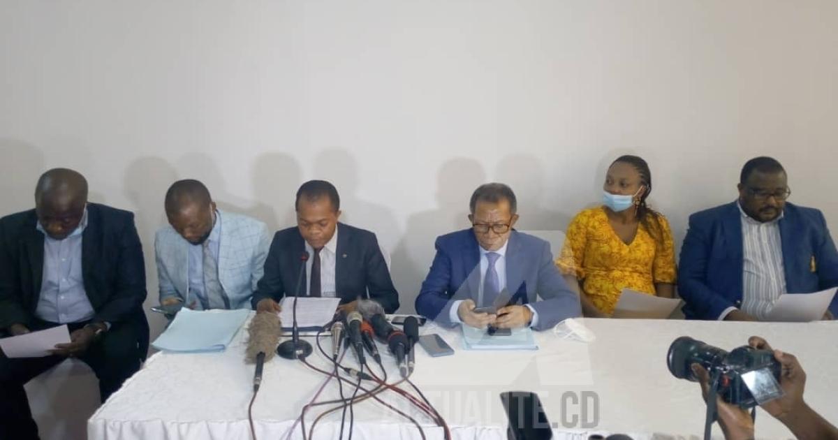 Les membres de la Dynamique pour la consolidation des acquis démocratiques/Ph ACTUALITE.CD