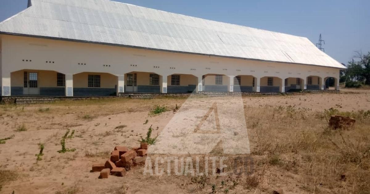 Bâtiment d'une école à Kalemie/Tanganyika. Ph. ACTUALITE.CD